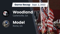 Recap: Woodland  vs. Model  2022