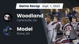 Recap: Woodland  vs. Model  2023