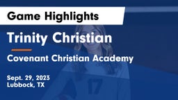 Trinity Christian  vs Covenant Christian Academy Game Highlights - Sept. 29, 2023