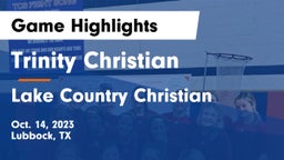 Trinity Christian  vs Lake Country Christian  Game Highlights - Oct. 14, 2023