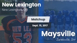 Matchup: New Lexington High vs. Maysville  2017