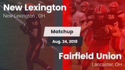 Matchup: New Lexington High vs. Fairfield Union  2018