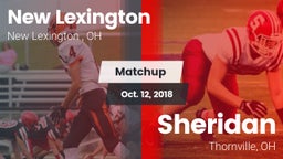 Matchup: New Lexington High vs. Sheridan  2018