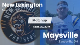 Matchup: New Lexington High vs. Maysville  2019