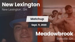 Matchup: New Lexington High vs. Meadowbrook  2020