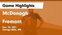 McDonogh  vs Fremont  Game Highlights - Dec. 22, 2021