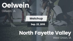Matchup: Oelwein  vs. North Fayette Valley  2016