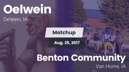 Matchup: Oelwein  vs. Benton Community 2017