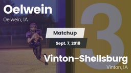 Matchup: Oelwein  vs. Vinton-Shellsburg  2018