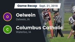 Recap: Oelwein  vs. Columbus Catholic  2018