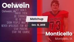 Matchup: Oelwein  vs. Monticello  2018