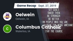 Recap: Oelwein  vs. Columbus Catholic  2019