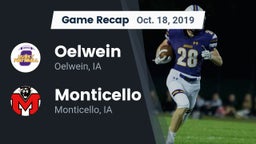 Recap: Oelwein  vs. Monticello  2019