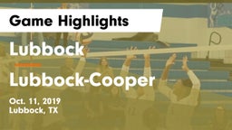 Lubbock  vs Lubbock-Cooper  Game Highlights - Oct. 11, 2019
