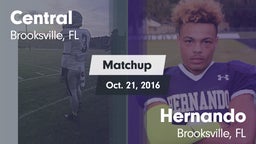 Matchup: Central  vs. Hernando  2016