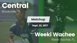 Matchup: Central  vs. Weeki Wachee  2017