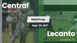 Matchup: Central  vs. Lecanto  2017