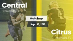Matchup: Central  vs. Citrus  2019