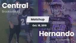 Matchup: Central  vs. Hernando  2019