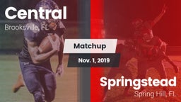 Matchup: Central  vs. Springstead  2019