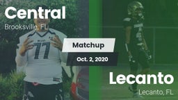 Matchup: Central  vs. Lecanto  2020
