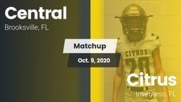 Matchup: Central  vs. Citrus  2020