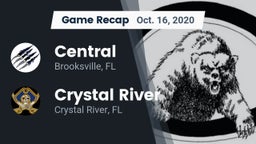 Recap: Central  vs. Crystal River  2020