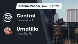 Recap: Central  vs. Umatilla  2023