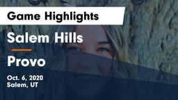 Salem Hills  vs Provo  Game Highlights - Oct. 6, 2020