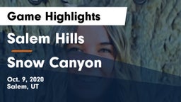 Salem Hills  vs Snow Canyon  Game Highlights - Oct. 9, 2020