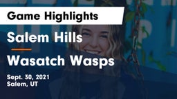 Salem Hills  vs Wasatch Wasps Game Highlights - Sept. 30, 2021