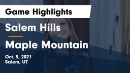 Salem Hills  vs Maple Mountain  Game Highlights - Oct. 5, 2021