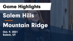 Salem Hills  vs Mountain Ridge  Game Highlights - Oct. 9, 2021