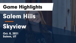 Salem Hills  vs Skyview Game Highlights - Oct. 8, 2021