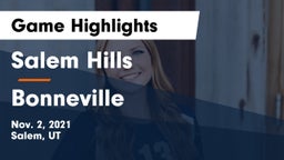 Salem Hills  vs Bonneville  Game Highlights - Nov. 2, 2021