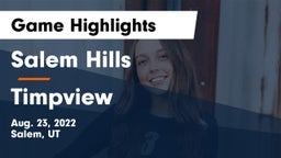 Salem Hills  vs Timpview  Game Highlights - Aug. 23, 2022