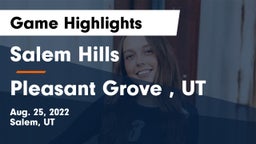 Salem Hills  vs Pleasant Grove , UT Game Highlights - Aug. 25, 2022