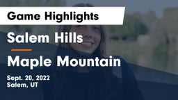 Salem Hills  vs Maple Mountain  Game Highlights - Sept. 20, 2022