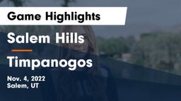 Salem Hills  vs Timpanogos  Game Highlights - Nov. 4, 2022