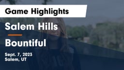 Salem Hills  vs Bountiful  Game Highlights - Sept. 7, 2023