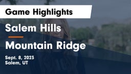 Salem Hills  vs Mountain Ridge  Game Highlights - Sept. 8, 2023
