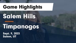 Salem Hills  vs Timpanogos  Game Highlights - Sept. 9, 2023