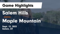 Salem Hills  vs Maple Mountain  Game Highlights - Sept. 12, 2023