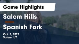 Salem Hills  vs Spanish Fork  Game Highlights - Oct. 3, 2023