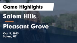 Salem Hills  vs Pleasant Grove  Game Highlights - Oct. 5, 2023