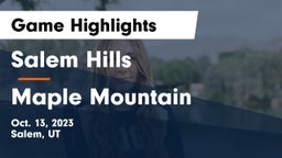 Salem Hills  vs Maple Mountain  Game Highlights - Oct. 13, 2023