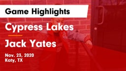 Cypress Lakes  vs Jack Yates  Game Highlights - Nov. 23, 2020