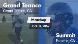 Matchup: Grand Terrace High vs. Summit  2016