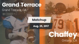 Matchup: Grand Terrace High vs. Chaffey  2017