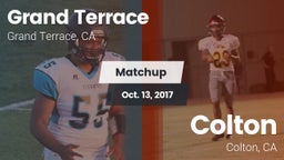 Matchup: Grand Terrace High vs. Colton  2017